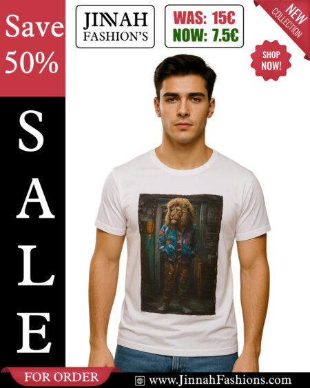 Urban Lion Graphic T-Shirt – Premium Cotton