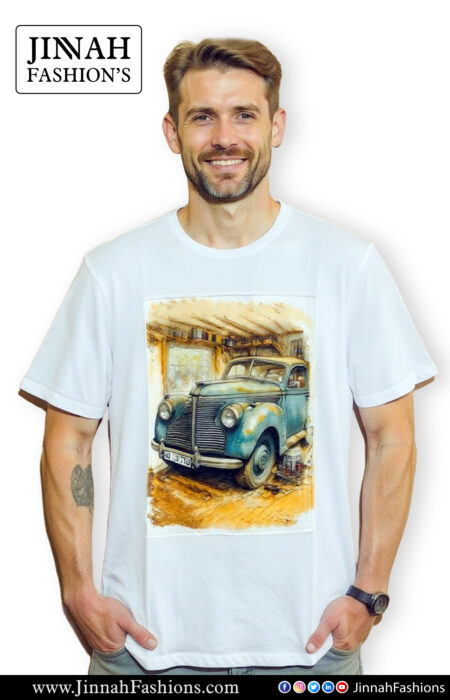 Vintage Car Graphic T-Shirt – Premium Cotton