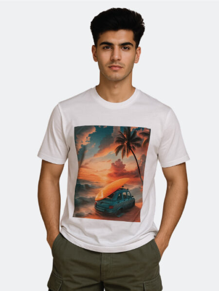 T-Shirt Spiaggia Artistica