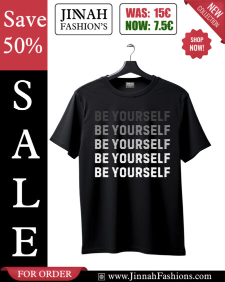 Be Yourself Black T-Shirt
