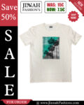 Greenish Palm Tree Design T-Shirt