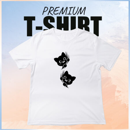 2 Black Cat T-Shirt