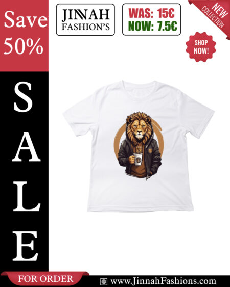 Lion Designed  T-Shirt